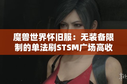 魔兽世界怀旧服：无装备限制的单法刷STSM广场高收益攻略