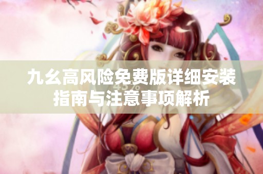 九幺高风险免费版详细安装指南与注意事项解析