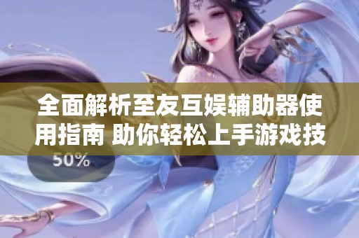 全面解析至友互娱辅助器使用指南 助你轻松上手游戏技巧
