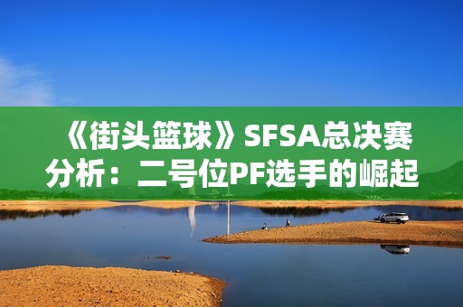 《街头篮球》SFSA总决赛分析：二号位PF选手的崛起可能性探讨