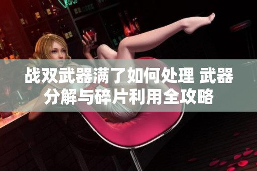 战双武器满了如何处理 武器分解与碎片利用全攻略