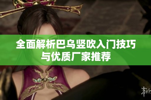 全面解析巴乌竖吹入门技巧与优质厂家推荐