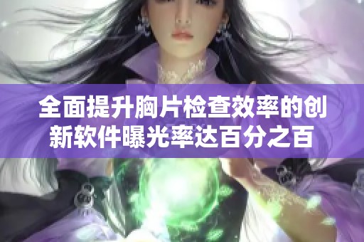 全面提升胸片检查效率的创新软件曝光率达百分之百