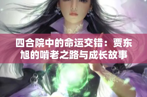 四合院中的命运交错：贾东旭的啃老之路与成长故事
