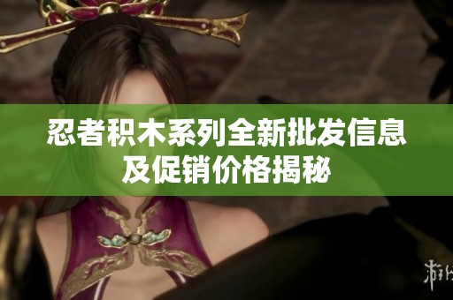 忍者积木系列全新批发信息及促销价格揭秘