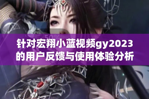 针对宏翔小蓝视频gy2023的用户反馈与使用体验分析