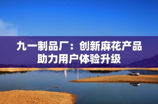 九一制品厂：创新麻花产品助力用户体验升级