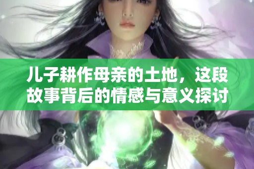 儿子耕作母亲的土地，这段故事背后的情感与意义探讨