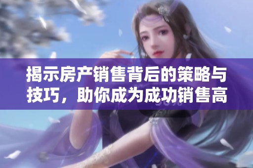 揭示房产销售背后的策略与技巧，助你成为成功销售高手