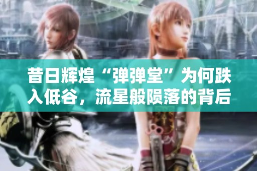 昔日辉煌“弹弹堂”为何跌入低谷，流星般陨落的背后故事揭秘