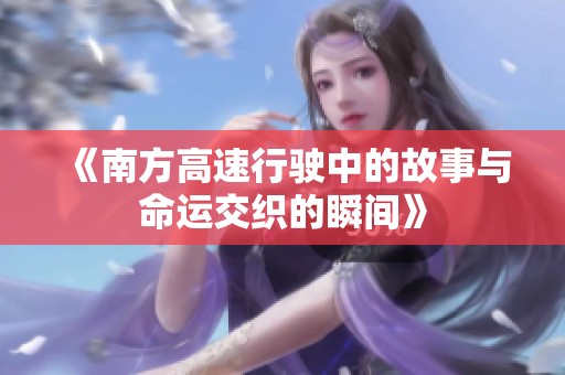 《南方高速行驶中的故事与命运交织的瞬间》