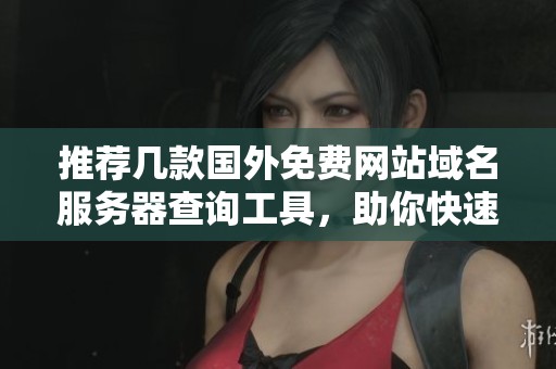 推荐几款国外免费网站域名服务器查询工具，助你快速获取信息
