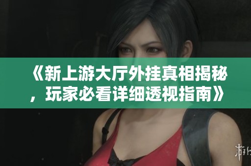 《新上游大厅外挂真相揭秘，玩家必看详细透视指南》