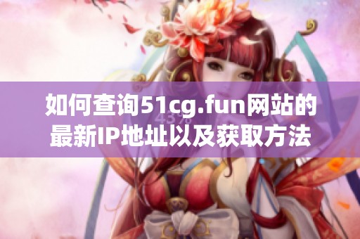 如何查询51cg.fun网站的最新IP地址以及获取方法