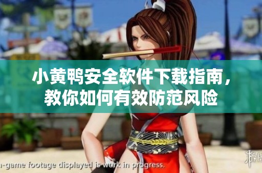 小黄鸭安全软件下载指南，教你如何有效防范风险