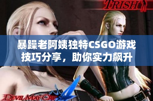 暴躁老阿姨独特CSGO游戏技巧分享，助你实力飙升