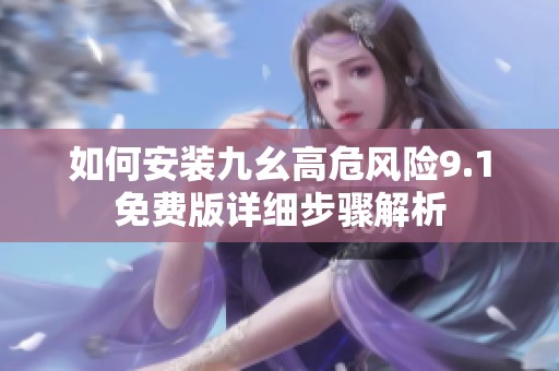 如何安装九幺高危风险9.1免费版详细步骤解析