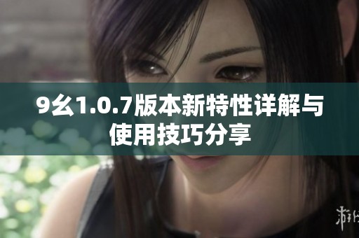 9幺1.0.7版本新特性详解与使用技巧分享