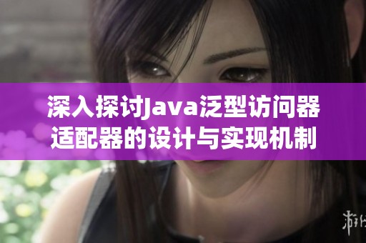 深入探讨Java泛型访问器适配器的设计与实现机制