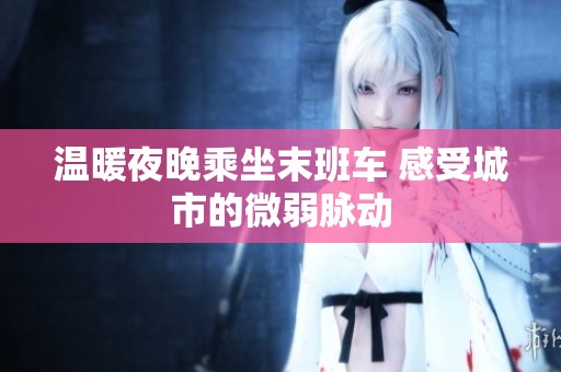 温暖夜晚乘坐末班车 感受城市的微弱脉动