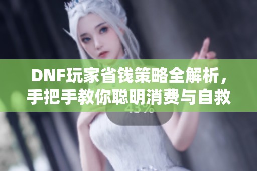 DNF玩家省钱策略全解析，手把手教你聪明消费与自救