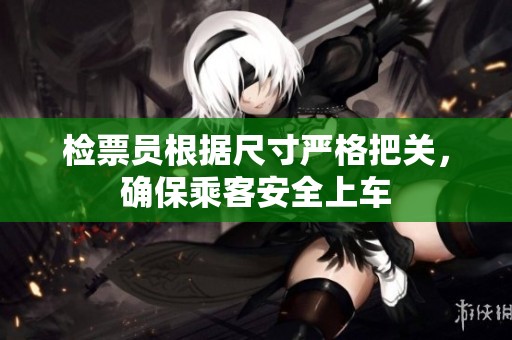 检票员根据尺寸严格把关，确保乘客安全上车