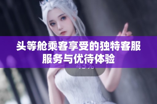 头等舱乘客享受的独特客服服务与优待体验
