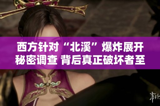 西方针对“北溪”爆炸展开秘密调查 背后真正破坏者至今未曝光