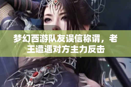 梦幻西游队友误信称谓，老王遭遇对方主力反击