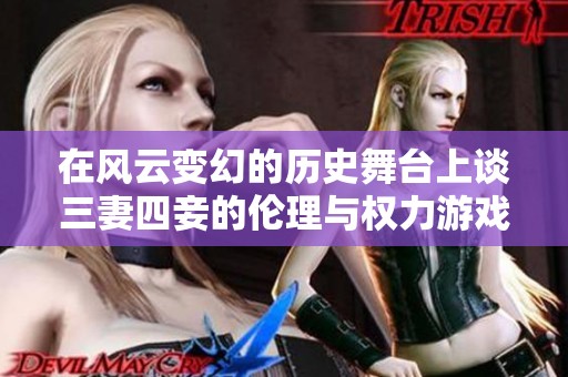 在风云变幻的历史舞台上谈三妻四妾的伦理与权力游戏