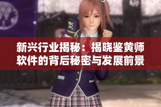 新兴行业揭秘：揭晓鉴黄师软件的背后秘密与发展前景