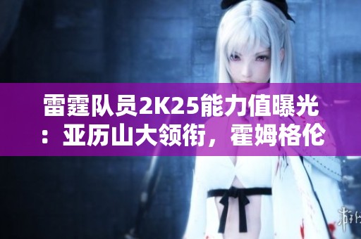 雷霆队员2K25能力值曝光：亚历山大领衔，霍姆格伦与杰伦威表现抢眼