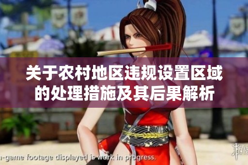 关于农村地区违规设置区域的处理措施及其后果解析