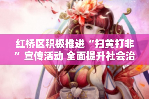 红桥区积极推进“扫黄打非”宣传活动 全面提升社会治理水平