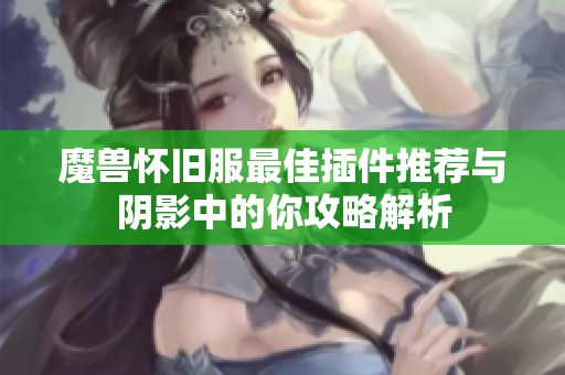 魔兽怀旧服最佳插件推荐与阴影中的你攻略解析