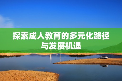 探索成人教育的多元化路径与发展机遇