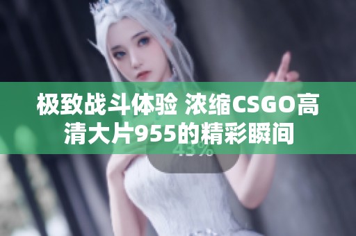 极致战斗体验 浓缩CSGO高清大片955的精彩瞬间