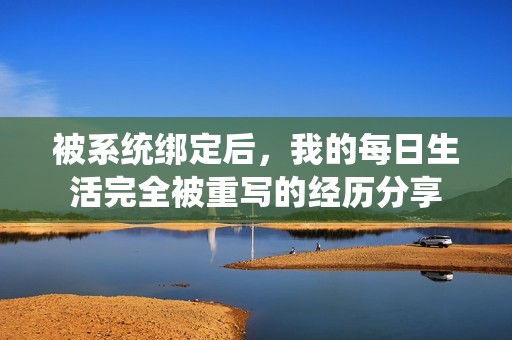 被系统绑定后，我的每日生活完全被重写的经历分享