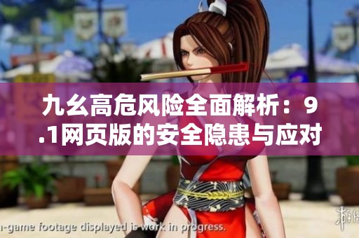 九幺高危风险全面解析：9.1网页版的安全隐患与应对策略