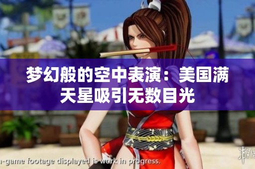 梦幻般的空中表演：美国满天星吸引无数目光
