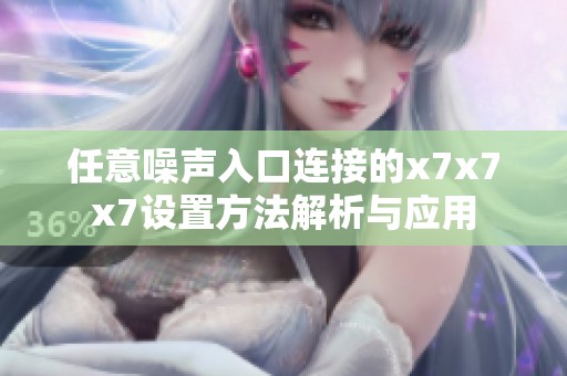 任意噪声入口连接的x7x7x7设置方法解析与应用