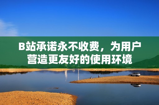 B站承诺永不收费，为用户营造更友好的使用环境