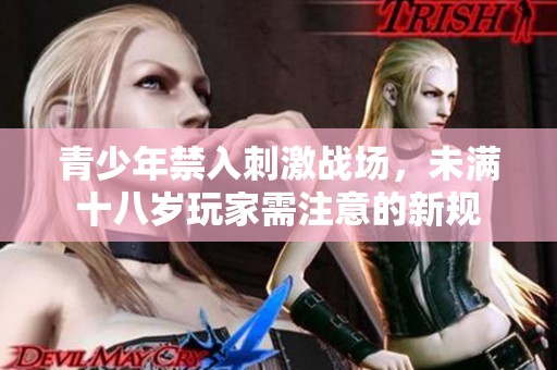 青少年禁入刺激战场，未满十八岁玩家需注意的新规