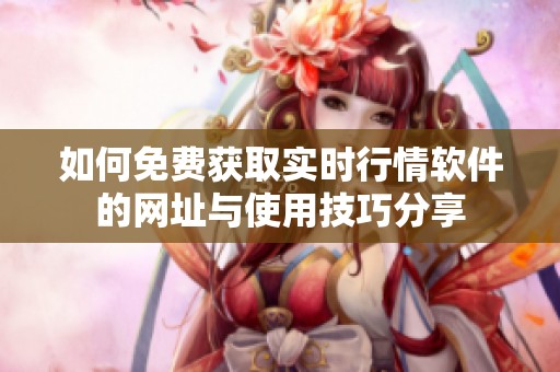 如何免费获取实时行情软件的网址与使用技巧分享