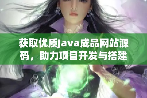获取优质Java成品网站源码，助力项目开发与搭建