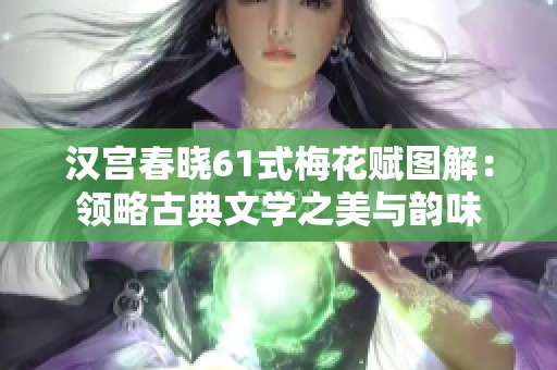 汉宫春晓61式梅花赋图解：领略古典文学之美与韵味