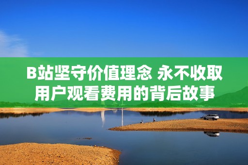 B站坚守价值理念 永不收取用户观看费用的背后故事