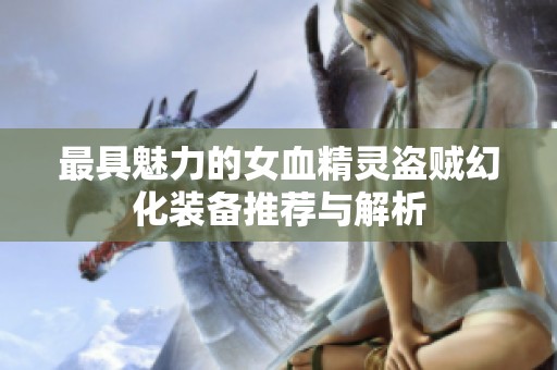 最具魅力的女血精灵盗贼幻化装备推荐与解析