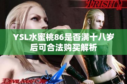 YSL水蜜桃86是否满十八岁后可合法购买解析