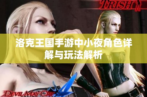 洛克王国手游中小夜角色详解与玩法解析